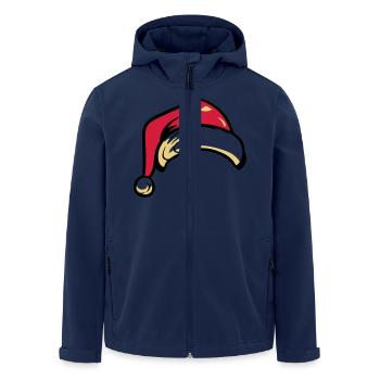 weihnachten nikolaus mütze - Recycelte Männer Softshell-Jacke von Stanley/Stella - Navy - Vorne - AI Model Male 185 light (185cm)