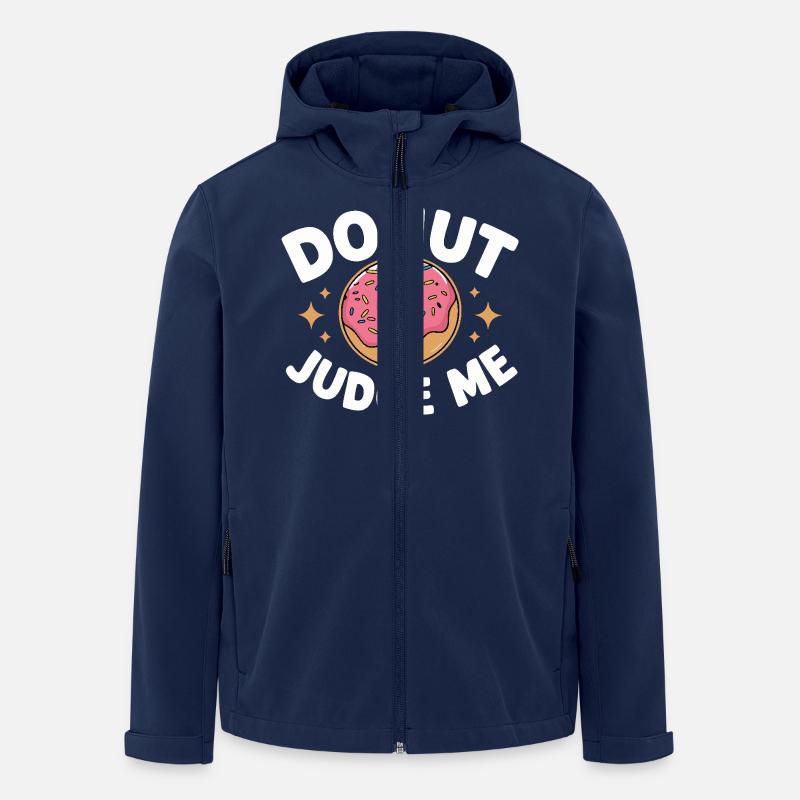 Donut Donuts Candy Bagel - Men’s Recycled Softshell Jacket by Stanley/Stella - navy