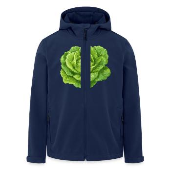 Salad - Men’s Recycled Softshell Jacket by Stanley/Stella - navy - Front - AI Model Male 185 light (185cm)