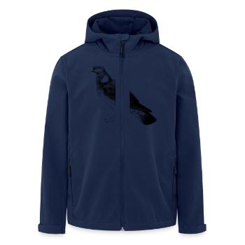 Palombe - Veste softshell homme en polyester recyclé Stanley/Stella - marine - Devant - AI Model Male 185 light (185cm)