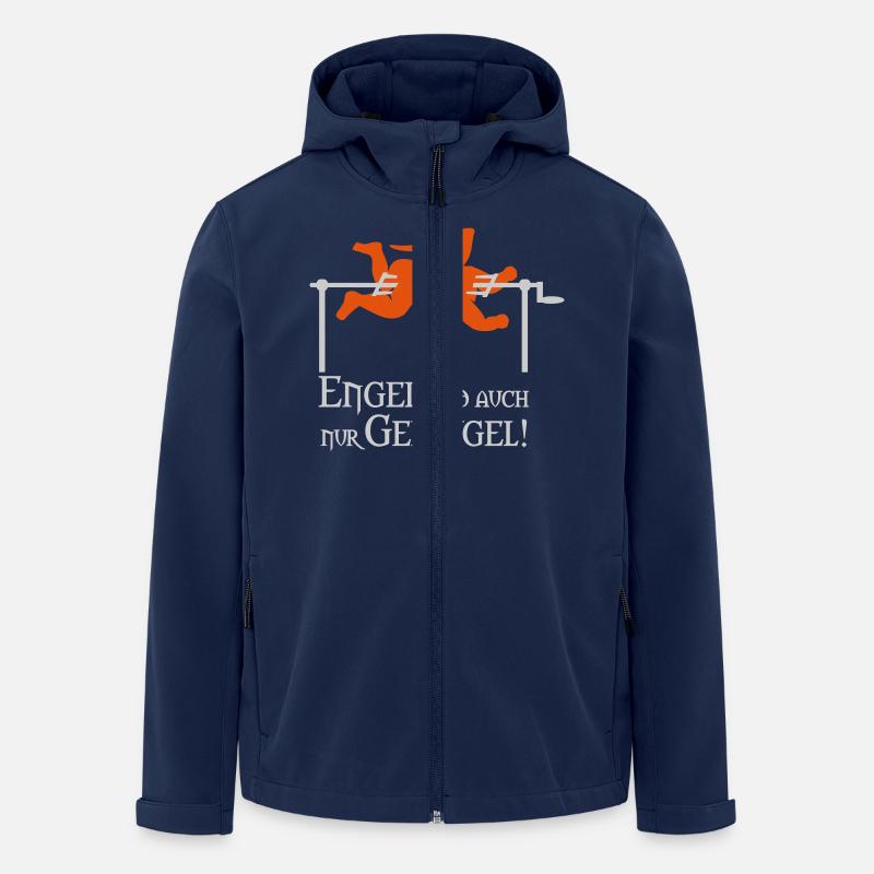 Les anges sont également à seulement volaille - Veste softshell homme en polyester recyclé Stanley/Stella - marine