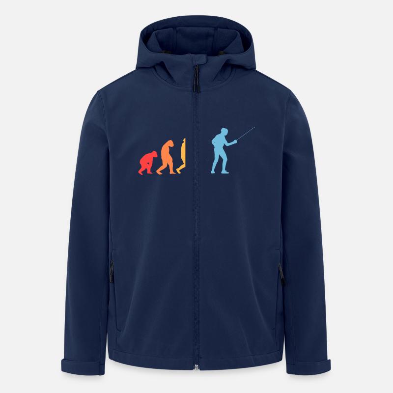 Fencing Evolution Fencing - Men’s Recycled Softshell Jacket by Stanley/Stella - navy