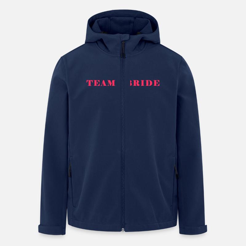team bride - Recycelte Männer Softshell-Jacke von Stanley/Stella - Navy