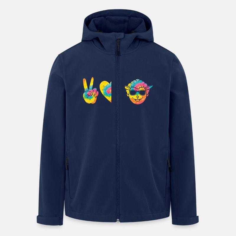 Shepherd Sheep - Men’s Recycled Softshell Jacket by Stanley/Stella - navy