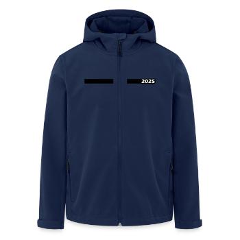 2025 Linie - Recycelte Männer Softshell-Jacke von Stanley/Stella - Navy - Vorne - AI Model Male 185 light (185cm)