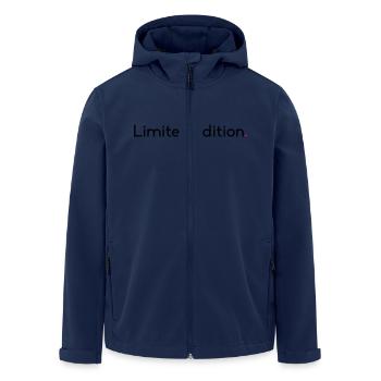 Limited Edition - Recycelte Männer Softshell-Jacke von Stanley/Stella - Navy - Vorne - AI Model Male 185 light (185cm)