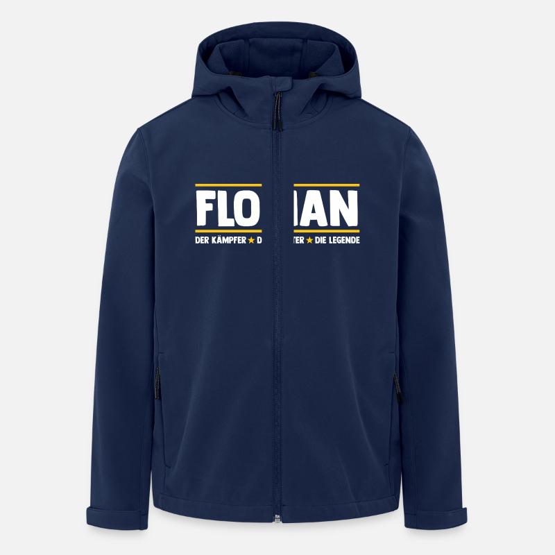 Florian - Men’s Recycled Softshell Jacket by Stanley/Stella - navy