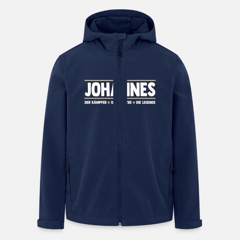 Johannes - Recycelte Männer Softshell-Jacke von Stanley/Stella - Navy