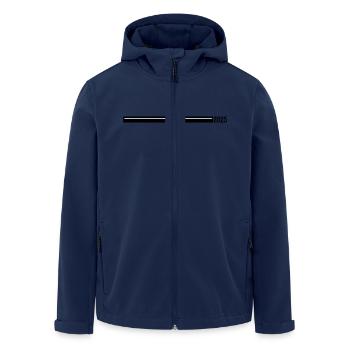 2025 Jahr Linie - Recycelte Männer Softshell-Jacke von Stanley/Stella - Navy - Vorne - AI Model Male 185 light (185cm)