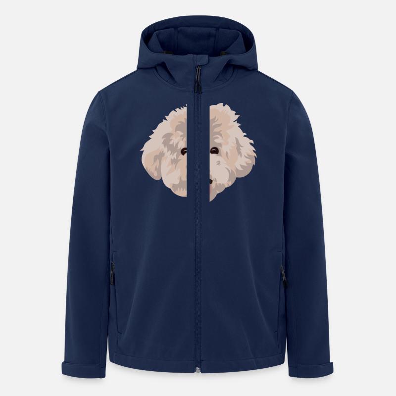 Poodle - Men’s Recycled Softshell Jacket by Stanley/Stella - navy