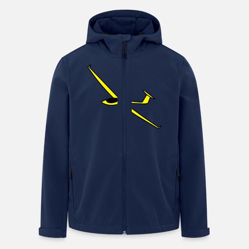 segelflugzeug asw27 - Recycelte Männer Softshell-Jacke von Stanley/Stella - Navy
