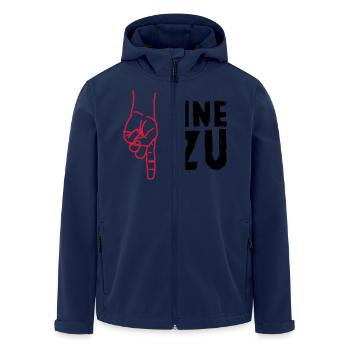 VolleyballFREAK Line ist zu MP - Recycelte Männer Softshell-Jacke von Stanley/Stella - Navy - Vorne - AI Model Male 185 light (185cm)