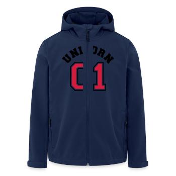 Unicorn 01 - Veste softshell homme en polyester recyclé Stanley/Stella - marine - Devant - AI Model Male 185 light (185cm)