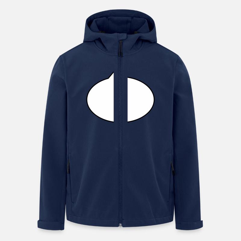 Sprechblase rund klein 2c - Recycelte Männer Softshell-Jacke von Stanley/Stella - Navy