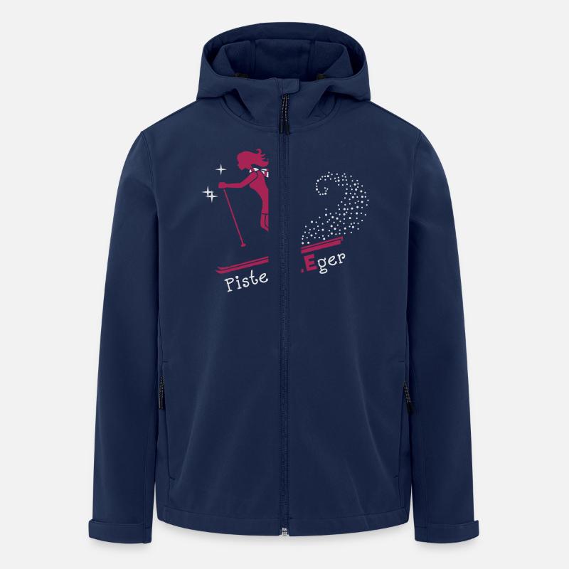 Pisten-FEE-ger - Recycelte Männer Softshell-Jacke von Stanley/Stella - Navy