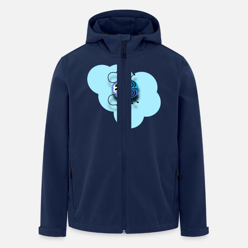 auf Wolke - Recycelte Männer Softshell-Jacke von Stanley/Stella - Navy