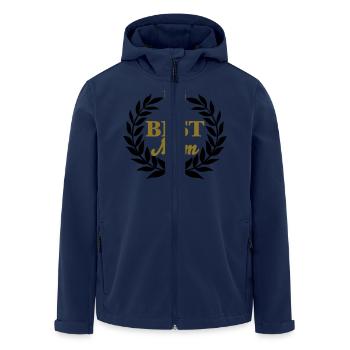 best mom trophy - Recycelte Männer Softshell-Jacke von Stanley/Stella - Navy - Vorne - AI Model Male 185 light (185cm)