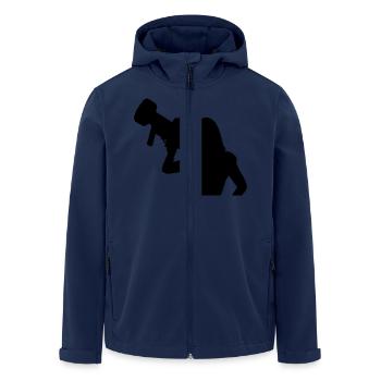 sexy girl Bazooka - Veste softshell homme en polyester recyclé Stanley/Stella - marine - Devant - AI Model Male 185 light (185cm)