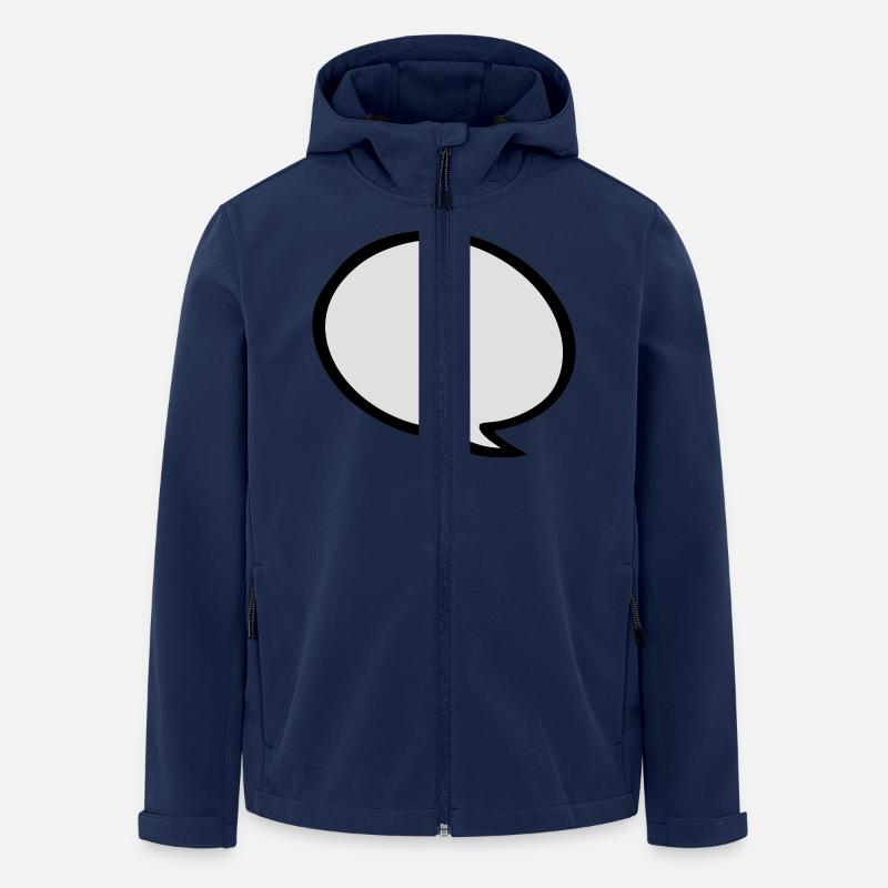 Sprechblase - Recycelte Männer Softshell-Jacke von Stanley/Stella - Navy