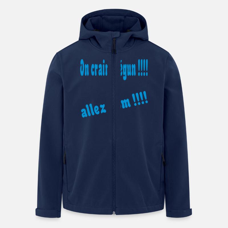On craint dégun !!!! - Recycelte Männer Softshell-Jacke von Stanley/Stella - Navy