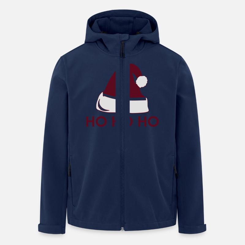 Ho Ho Ho - Recycelte Männer Softshell-Jacke von Stanley/Stella - Navy