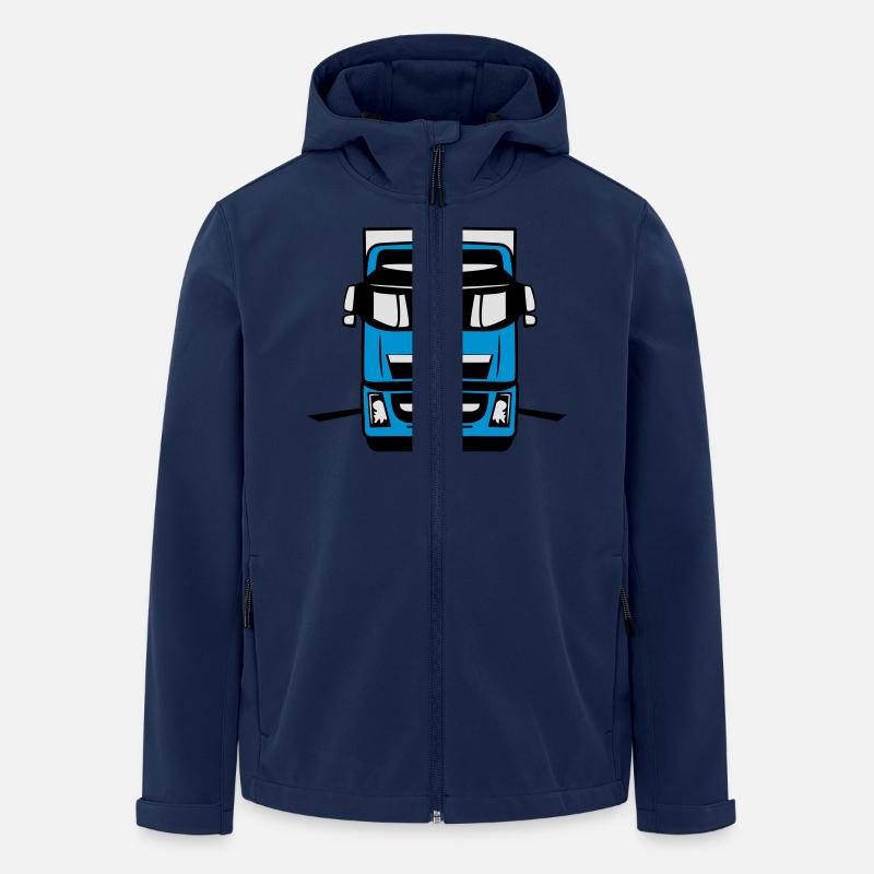 Cool de camion camion - Veste softshell homme en polyester recyclé Stanley/Stella - marine