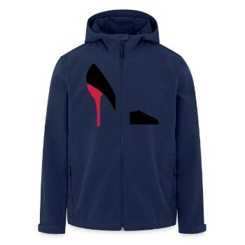 high_heels_2 - Recycelte Männer Softshell-Jacke von Stanley/Stella - Navy - Vorne - AI Model Male 185 light (185cm)