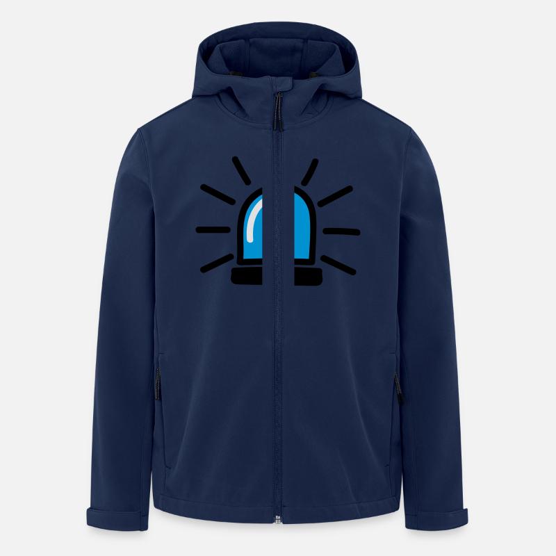 Blaulicht - Recycelte Männer Softshell-Jacke von Stanley/Stella - Navy