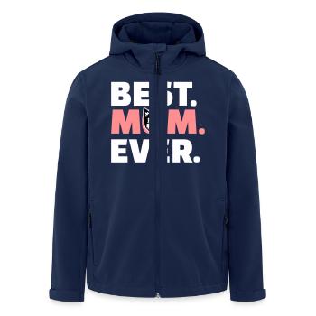 Yorkshire Terrier - Recycelte Männer Softshell-Jacke von Stanley/Stella - Navy - Vorne - AI Model Male 185 light (185cm)