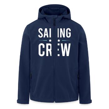 Équipage de navigation - Veste softshell homme en polyester recyclé Stanley/Stella - marine - Devant - AI Model Male 185 light (185cm)