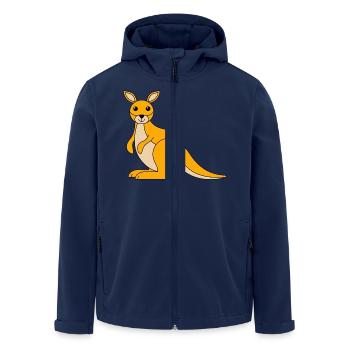 wallaby - Veste softshell homme en polyester recyclé Stanley/Stella - marine - Devant - AI Model Male 185 light (185cm)