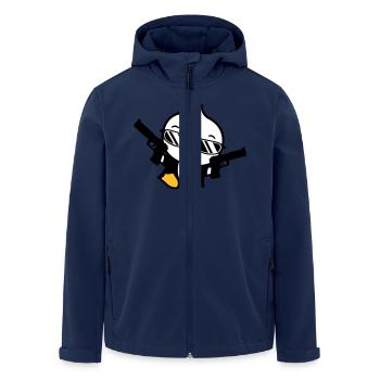 Bird 2 Gun Guns Agent Lunettes de soleil Cool - Veste softshell homme en polyester recyclé Stanley/Stella - marine - Devant - AI Model Male 185 light (185cm)