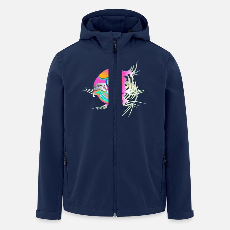 Eastcoastspreat - Recycelte Männer Softshell-Jacke von Stanley/Stella - Navy