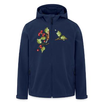 Colorful bird - Men’s Recycled Softshell Jacket by Stanley/Stella - navy - Front - AI Model Male 185 light (185cm)