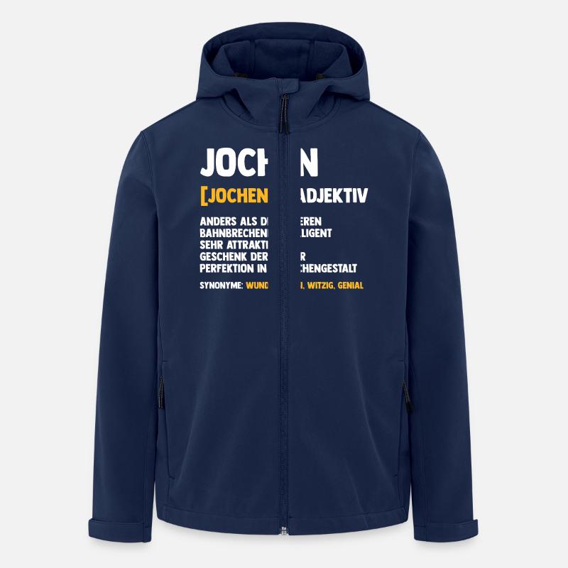 Jochen - Recycelte Männer Softshell-Jacke von Stanley/Stella - Navy