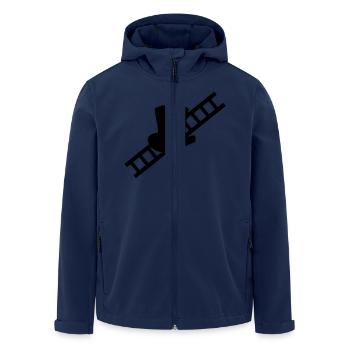 Chimney Sweeper Stuff - Men’s Recycled Softshell Jacket by Stanley/Stella - navy - Front - AI Model Male 185 light (185cm)