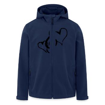 i love musik - Recycelte Männer Softshell-Jacke von Stanley/Stella - Navy - Vorne - AI Model Male 185 light (185cm)