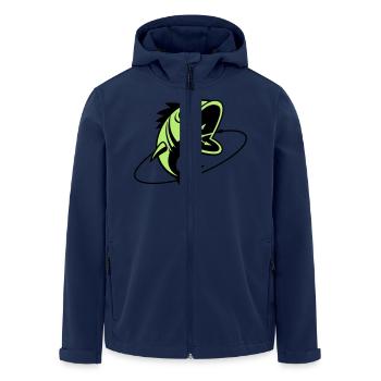 VL107B_BigFish_3c - Recycelte Männer Softshell-Jacke von Stanley/Stella - Navy - Vorne - AI Model Male 185 light (185cm)