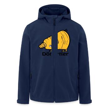 Dönertier - Men’s Recycled Softshell Jacket by Stanley/Stella - navy - Front - AI Model Male 185 light (185cm)