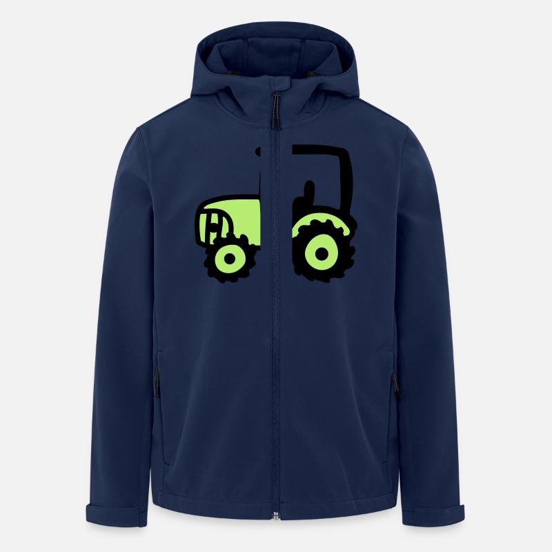 Traktor - Recycelte Männer Softshell-Jacke von Stanley/Stella - Navy