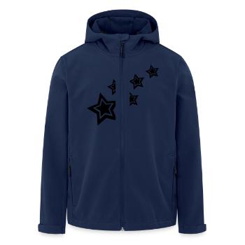 stars - Veste softshell homme en polyester recyclé Stanley/Stella - marine - Devant - AI Model Male 185 light (185cm)