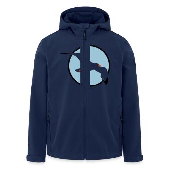 moewe_b - Veste softshell homme en polyester recyclé Stanley/Stella - marine - Devant - AI Model Male 185 light (185cm)