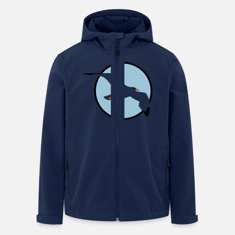 moewe_b - Veste softshell homme en polyester recyclé Stanley/Stella - marine