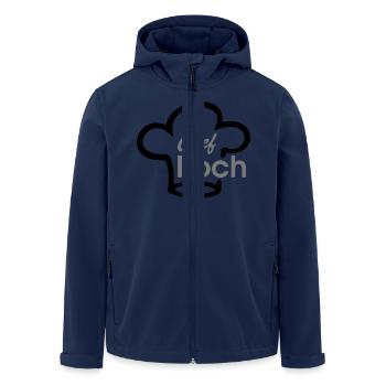 Chefkoch Kochmütze Koch kochen - Recycelte Männer Softshell-Jacke von Stanley/Stella - Navy - Vorne - AI Model Male 185 light (185cm)