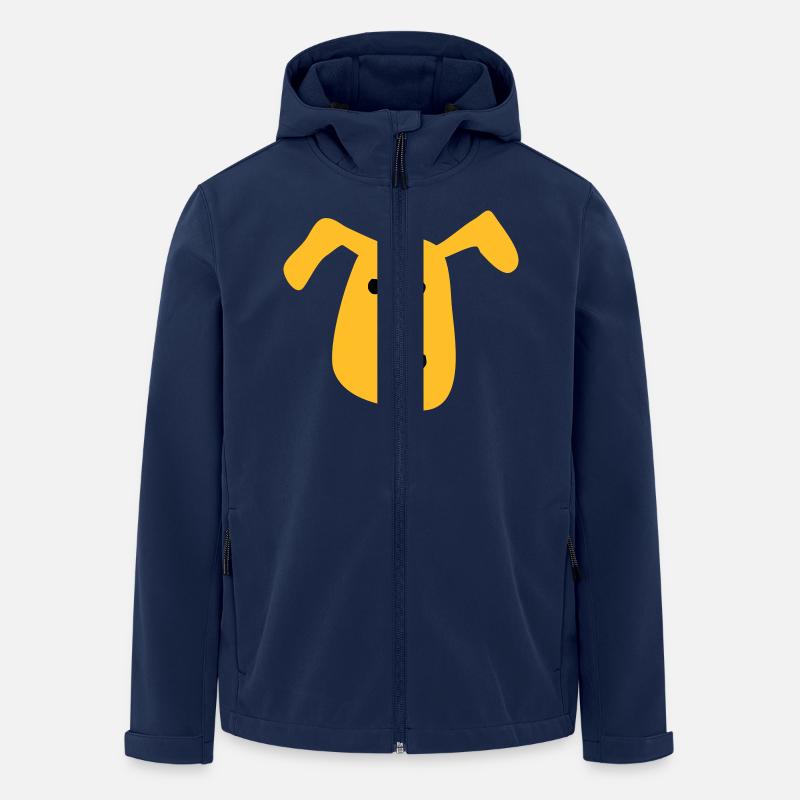 Hund - Recycelte Männer Softshell-Jacke von Stanley/Stella - Navy