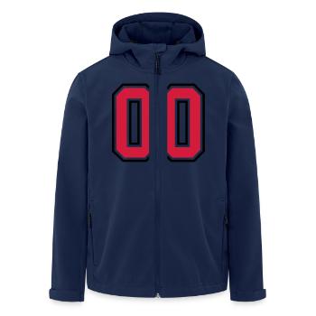 00 sports jersey football number - Recycelte Männer Softshell-Jacke von Stanley/Stella - Navy - Vorne - AI Model Male 185 light (185cm)