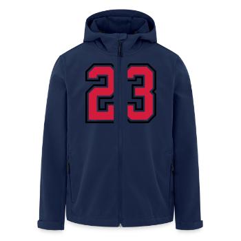 23 sports jersey football number - Recycelte Männer Softshell-Jacke von Stanley/Stella - Navy - Vorne - AI Model Male 185 light (185cm)