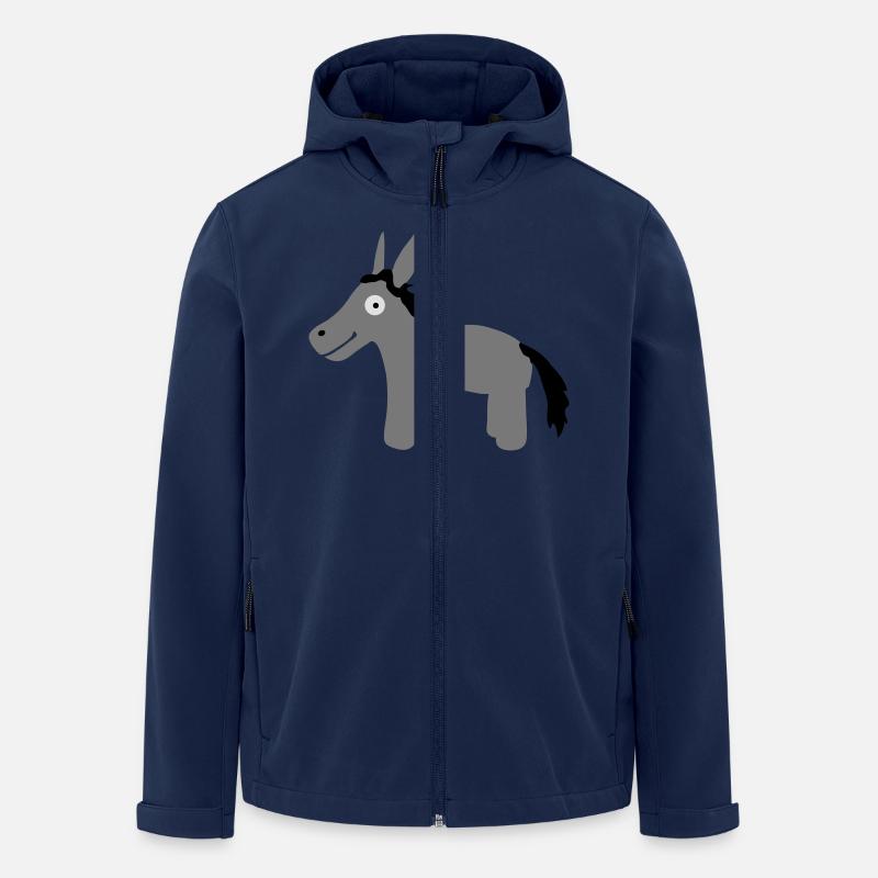 Donkey - Recycelte Männer Softshell-Jacke von Stanley/Stella - Navy