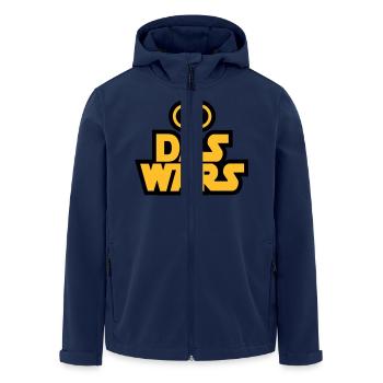 Das Wars - Recycelte Männer Softshell-Jacke von Stanley/Stella - Navy - Vorne - AI Model Male 185 light (185cm)