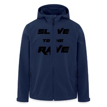 Slave To The Rave - Veste softshell homme en polyester recyclé Stanley/Stella - marine - Devant - AI Model Male 185 light (185cm)